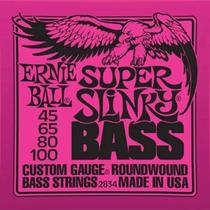 Corda Baixo Ernie Ball Super Slinky 5 Cordas Nickel Wound Timbre Brilhante