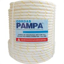 Corda Branco 3 Capa Tipo Bombeiro 12Mm Rl100