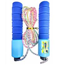 Corda c/ Contador de pulos 2,5 Metros Esportiva Adulto e Infantil Giro Rolamento Fitness Corda c/ Contador de pulos 2,5 Metros Esportiva Adulto e Infantil Giro Rolamento Fitness
