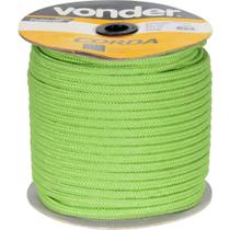 Corda Caminhoneiro Trançada, 12 mm x 111 m, Verde, Vonder Corda Caminhoneiro Trançada, 12 mm x 111 m, Verde, Vonder