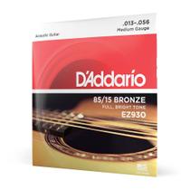 Corda Daddario EZ930 Violão Aço 013 Bronze 85/15