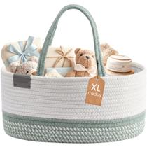 Corda de algodão Baby Caddy Organizer DECOMOMO XL 47x27x20 cm Corda de algodão Baby Caddy Organizer DECOMOMO XL 47x27x20 cm