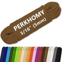 Corda de algodão PH PERKHOMY 5 mm 30 m marrom trançada em losango Corda de algodão PH PERKHOMY 5 mm 30 m marrom trançada em losango