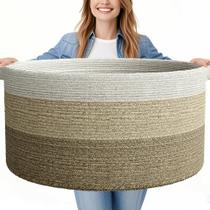 Corda de algodão tecida Basket GOPAS 125L 63cm x 41cm Jumbo Corda de algodão tecida Basket GOPAS 125L 63cm x 41cm Jumbo