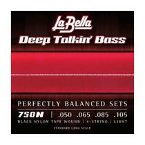 Corda de baixo La Bella 750N Deep Talkin' Black Nylon Corda de baixo La Bella 750N Deep Talkin' Black Nylon