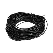 Corda De Couro 100% Genuína, 5 Metros, Corda Redonda De 1.5-6mm, Fita Trançada Para Joias, Colares E