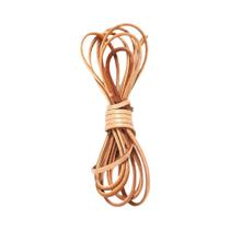 Corda De Couro Genuíno Retrô Em 3 Cores, Fio Plano De 2-10mm, 2 Metros, Corda De Couro De Vaca Para