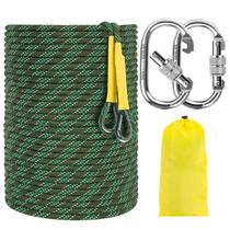 Corda de escalada NTR 30M 8MM estática com 2 ganchos de aço Corda de escalada NTR 30M 8MM estática com 2 ganchos de aço