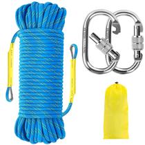 Corda de escalada NTR 8MM 10-50M com ganchos de aço de segurança