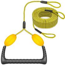 Corda de esqui aquática SELEWARE Soft Rubber Handle 2 flutua 75 pés Corda de esqui aquática SELEWARE Soft Rubber Handle 2 flutua 75 pés