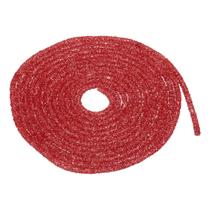 Corda de lantejoulas MECCANIXITY 7 mm x 450 cm Glitter Clear Red