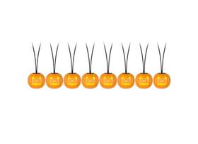 Corda de luz musical Jack-O-Lantern Gemmy LED Prelit