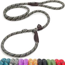 Corda de nylon durável Slip Lead Fida de 1,8 m x 1,3 cm para cães, cinza Corda de nylon durável Slip Lead Fida de 1,8 m x 1,3 cm para cães, cinza