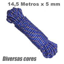 Corda De Nylon Multiuso 8mm X 15,0 Metros Com Cores Sortida Corda De Nylon Multiuso 8mm X 15,0 Metros Com Cores Sortida