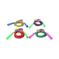 Corda De Pular Colorida De Algodão E Borracha Para Exercícios Escolares, Corda Trançada Para