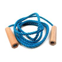 Corda de pular com cabo 2,50m a esportiva nylon adulto - cor unica - un