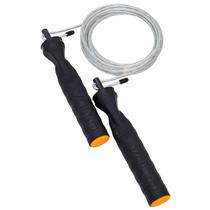 Corda de Pular com Rolamento Exercício Funcional em Aço Empunhaduras Ergônomicas 3m Vollo