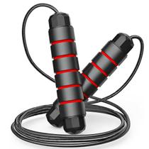 Corda De Pular Exercício Funcional Speed Rope Rolamento Cabo De Aço 2,7 Metros