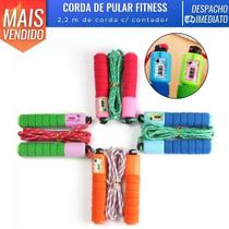 Corda de Pular Fitness Profissional c/ Contador 2,2 Metros Treino