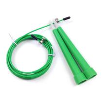 Corda De Pular Jump Rope Funcional Fit Aço 3 Metros Super Speed Treino Verde