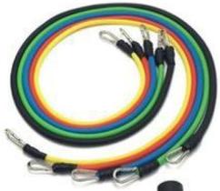 Corda De Pular + Mini Band + Kit Extensores Elásticos