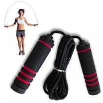 Corda de Pular Nylon para Exercício Funcional e Jump Rope, Cor Vermelha