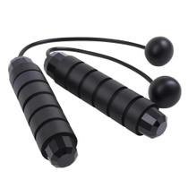Corda de Pular Portátil sem Fio para Treinamento Funcional Exercício Academia Casa Fitness Cor:PretoTamanho:ÚnicoGêner