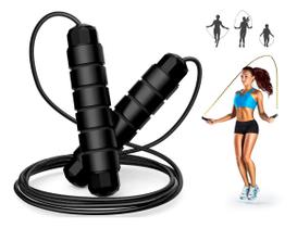 Corda De Pular Profissional, Speed Rope Funcional Ajustável MKFIT