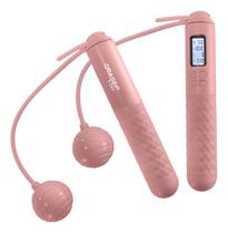 Corda de Pular Sem Fio Exercício Funcional Magnética com Contador Automático Treine com Estilo e Praticidade