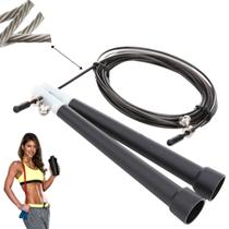 Corda De Pular Speed Rope Rolamento 3m Cabo De Aço