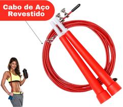 Corda De Pular Speed Rope Rolamento 3m Cabo De Aço