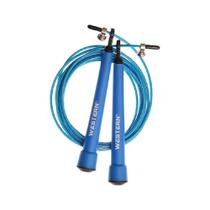 Corda De Pular Treino Fitness Jump Ajustável 3 Metros Azul Corda De Pular Treino Fitness Jump Ajustável 3 Metros Azul
