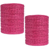 Corda de ráfia de algodão de fio 560-600m/612-656yd para projetos de bricolage