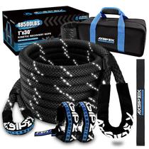 Corda de recuperação cinética AXSIPEIX 1x9m 22.000 kg com manilhas macias