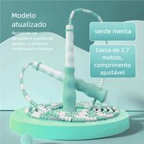 Corda de Salto Macia Segmentada - 2,7m Ajustável Equipamento Esportivo Corda de Salto Macia Segmentada - 2,7m Ajustável Equipamento Esportivo