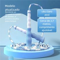 Corda de Salto Macia Segmentada - 2,7m Ajustável Equipamento Esportivo Corda de Salto Macia Segmentada - 2,7m Ajustável Equipamento Esportivo