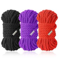 Corda de seda BAVIHOR 32 pés e 8 mm, macia e multiuso, adequada para a pele Corda de seda BAVIHOR 32 pés e 8 mm, macia e multiuso, adequada para a pele