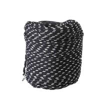 Corda de Seda Poliéster 10mm Preto E Branco Rolo 165m Fuzil Corda de Seda Poliéster 10mm Preto E Branco Rolo 165m Fuzil