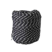 Corda de Seda Poliéster 12mm Preto E Branco Rolo 105m Fuzil Corda de Seda Poliéster 12mm Preto E Branco Rolo 105m Fuzil