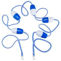 Corda de segurança para piscina Aulock de 16 pés com flutuadores para ambientes internos/externos Corda de segurança para piscina Aulock de 16 pés com flutuadores para ambientes internos/externos
