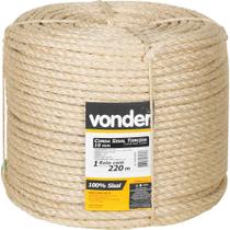 Corda de sisal 10 mm x 220 m 3 pernas VONDER