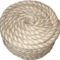 Corda de Sisal 16mm 40 Metros Cor Natural para Artesanato e Amarrações em Geral