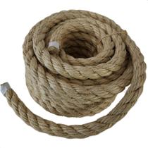Corda De Sisal 20 Metros 20mm Para Artesanato E Amarrações Corda De Sisal 20 Metros 20mm Para Artesanato E Amarrações