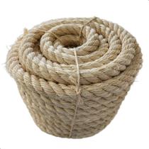 Corda De Sisal 20M 32mm Metros Decoração Deks E Artesanatos
