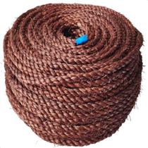 Corda de sisal 25 metros 6,5mm cor marrom artesanato - Sisalândia