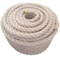 Corda de Sisal 25mm 20 Metros Cercas Decks e Decorações