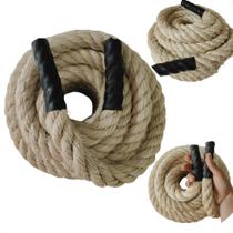 Corda De Sisal 25mm 30 Metros Cercas E Decks Decoração Corda De Sisal 25mm 30 Metros Cercas E Decks Decoração