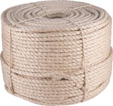 Corda de Sisal 3 Pernas Rolo Com 220 metros Fio 12mm Vonder