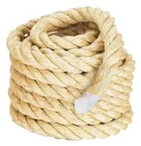 Corda De Sisal 32mm 1 Metro Naval Reforçada Decoração Artes