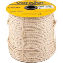 Corda De Sisal 6mm X 440M 3 Pernas Vonder
